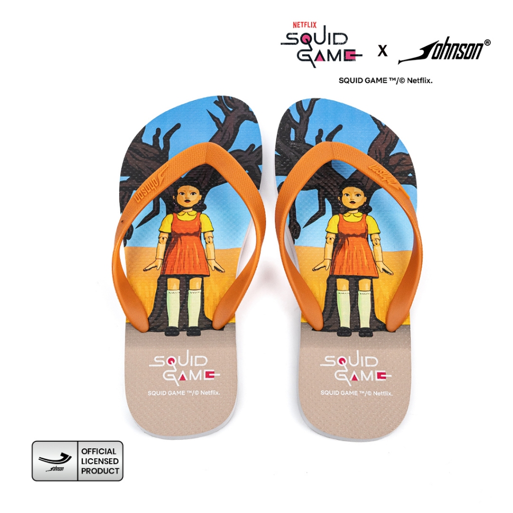 SANDAL JEPIT JOHNSON X SQUID GAME DESIGN 8 | FLIP FLOP