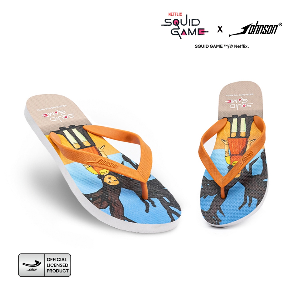 SANDAL JEPIT JOHNSON X SQUID GAME DESIGN 8 | FLIP FLOP