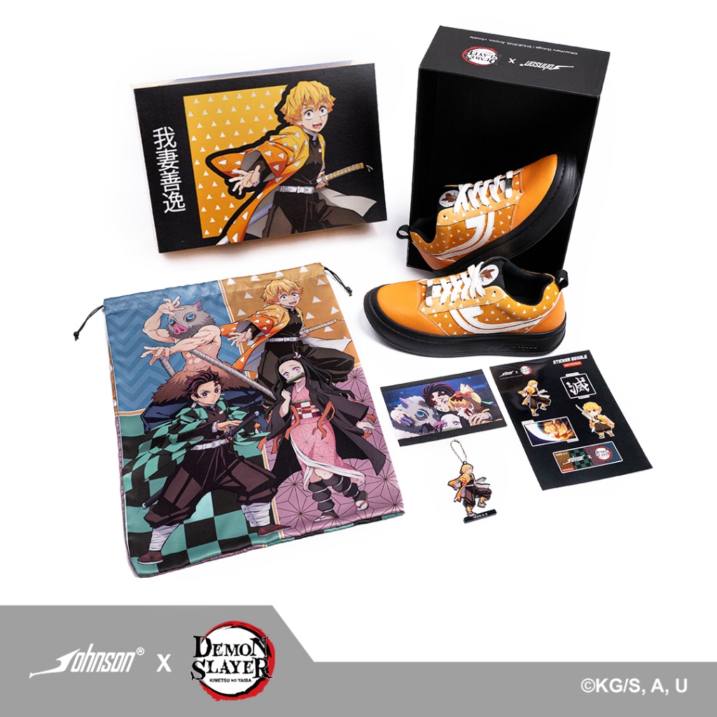 SEPATU SNEAKERS JOHNSON X DEMON SLAYER - ZENITSU