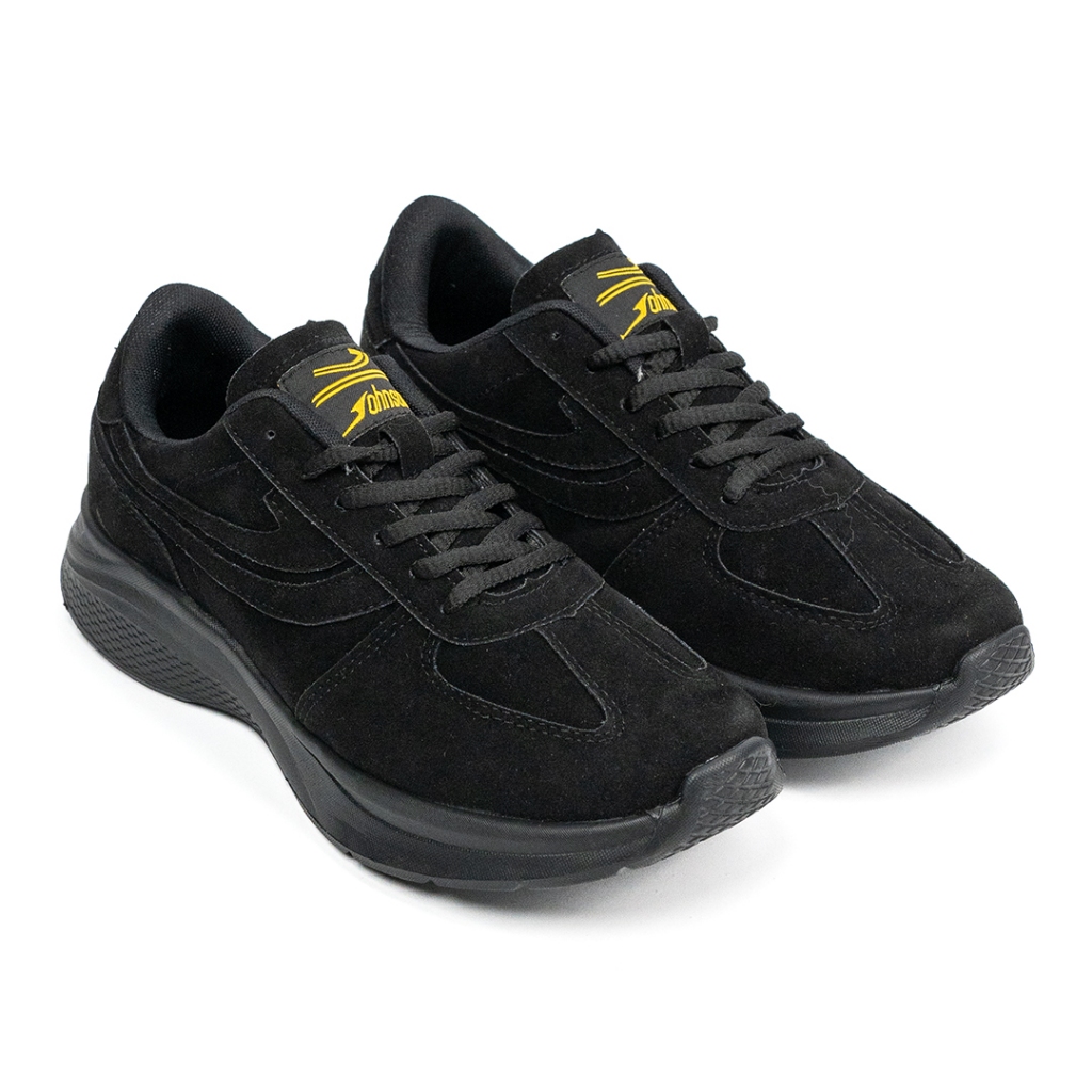 SEPATU SNEAKERS JOHNSON - ULTRA BLACK