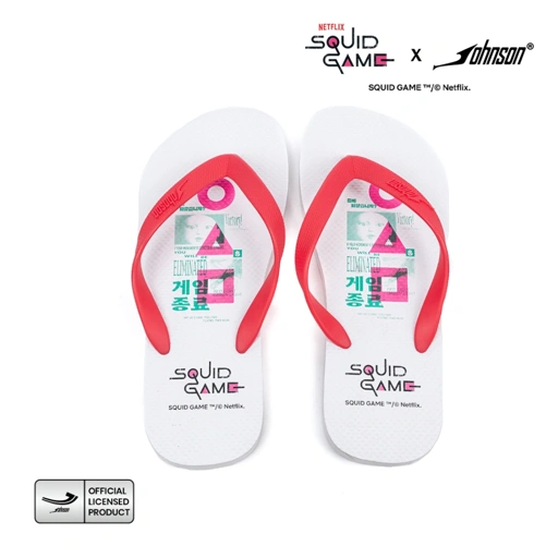 Image of SANDAL JEPIT JOHNSON X SQUID GAME DESIGN 7 | FLIP FLOP