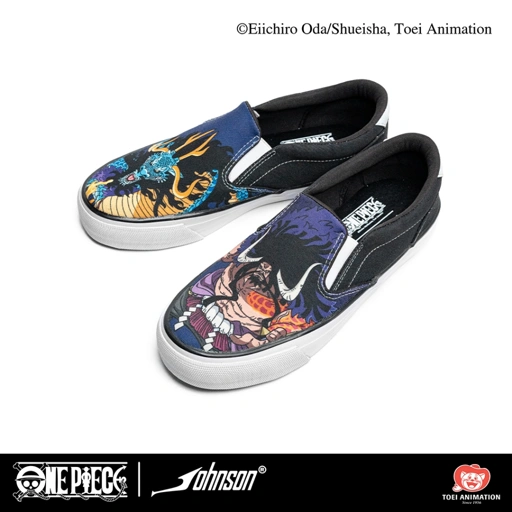 Image of SEPATU SLIP ON JOHNSON X ONE PIECE - KAIDO