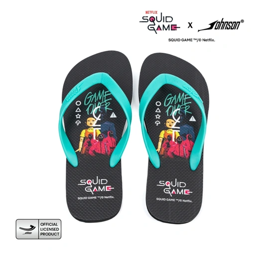 Image of SANDAL JEPIT JOHNSON X SQUID GAME DESIGN 4 | FLIP FLOP
