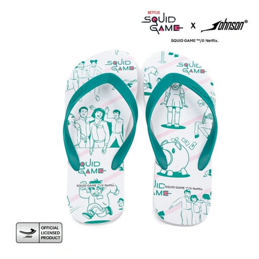 Image of SANDAL JEPIT JOHNSON X SQUID GAME DESIGN 6 | FLIP FLOP