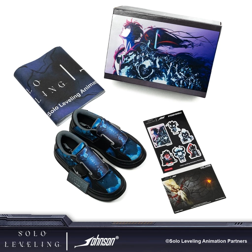JOHNSON - SNEAKERS JOHNSON X SOLO LEVELING - ARISE BLACK