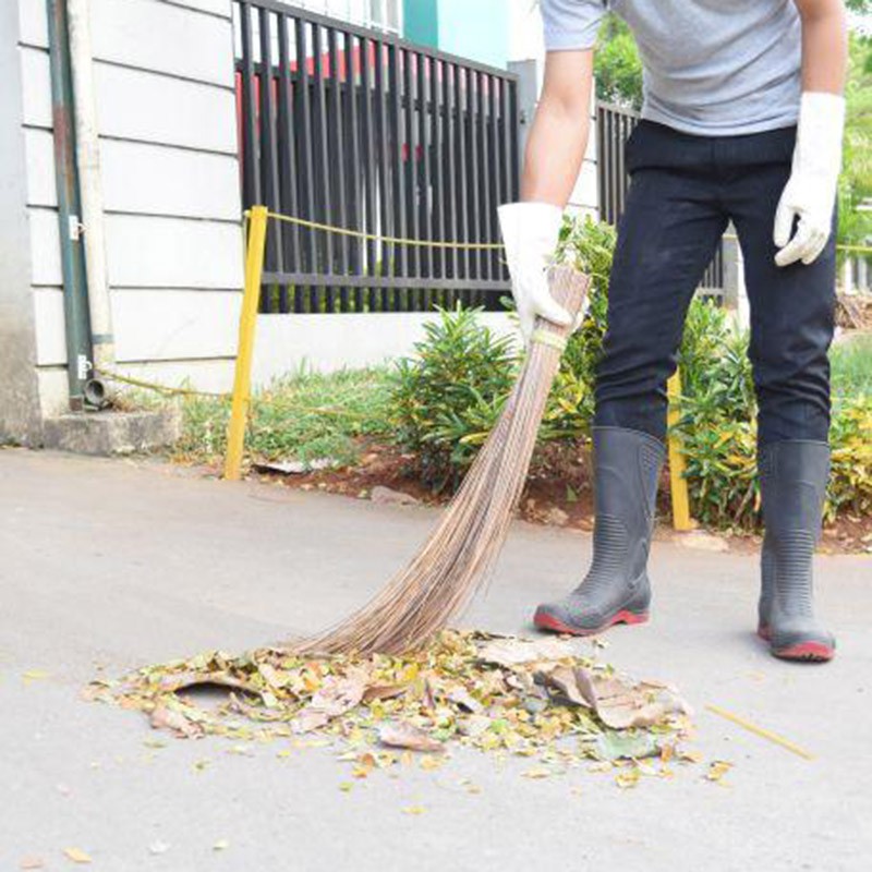Sapu Lidi Tebal Sapu Kebun Pendek Short Garden Broom 170098 Cleanmatic