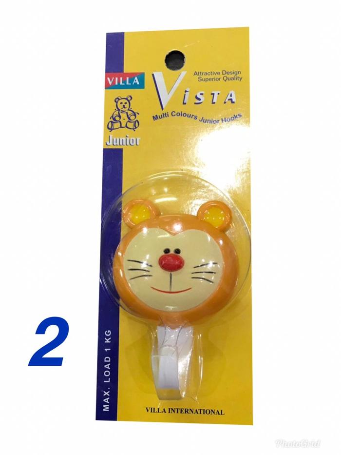 Villa Vista Animal Hook 1628 Gantungan baju Animasi Tempel 2201-1628