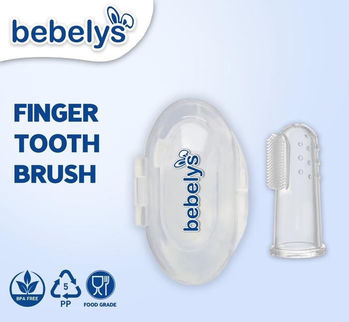 Finger Toothbrush Sikat Gigi Jari silikon Bayi FT-001 Bebelys