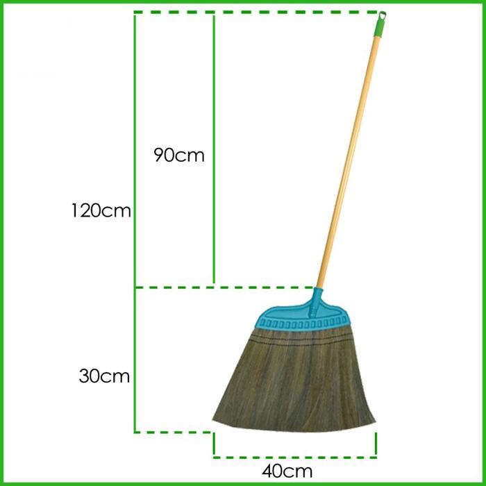 Diagonal Grass Broom Sapu Rumput Lantai Tebal 200047 CleanMatic