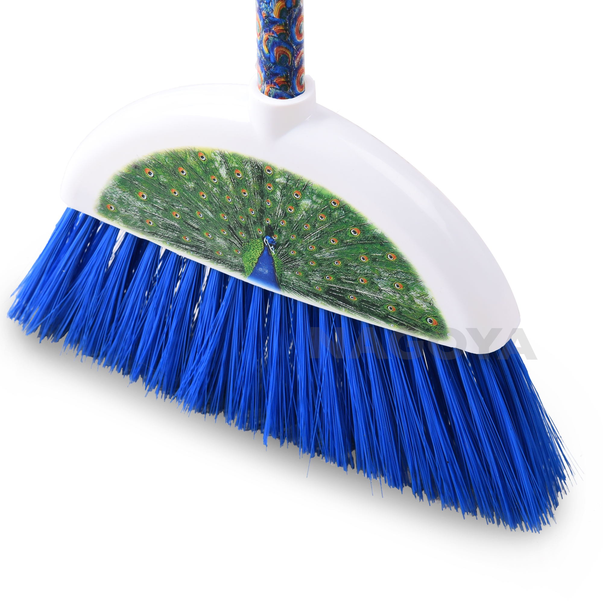 Sapu Nilon Peacock Sapu Plastik Sapu Lantai Broom biru Nagoya 820