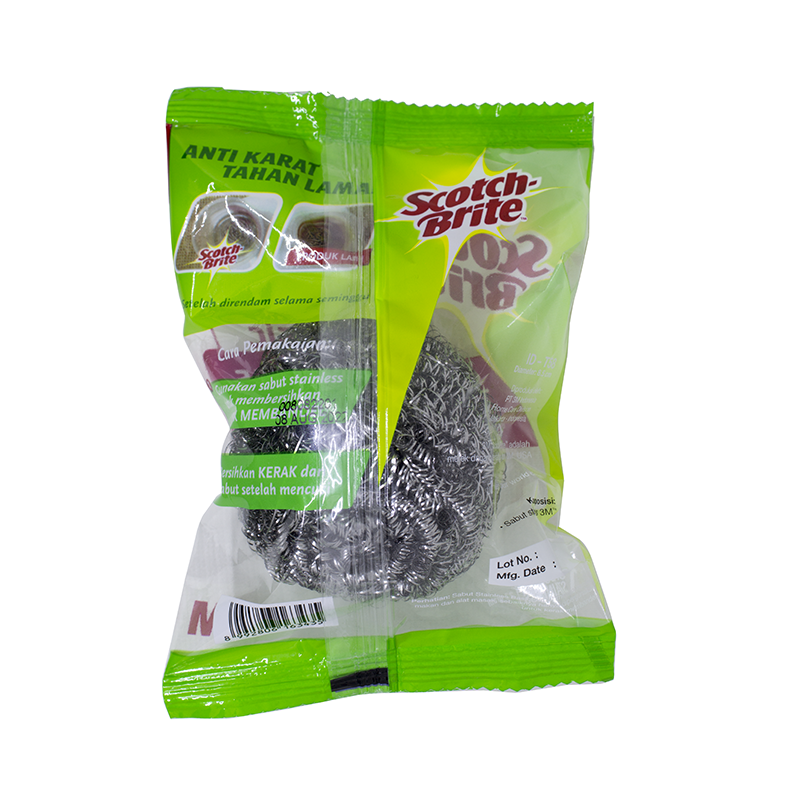 Scotch-Brite 3M Sabut Cuci Panci Stainless Basic Anti Karat ID-T58