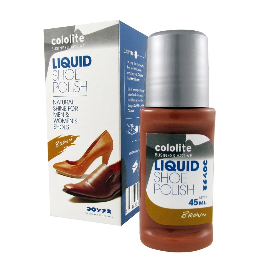 Semir Sepatu Cair 45ml Liquid Shoe Polish Premium Cololite 1201-0001