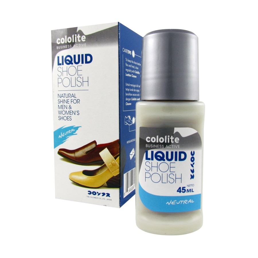 Semir Sepatu Cair 45ml Liquid Shoe Polish Premium Cololite 1201-0001