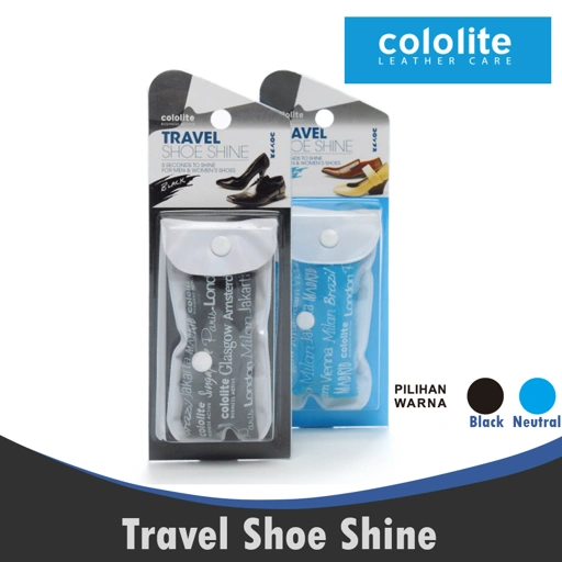 TRAVEL SHOE SHINE Semir Sepatu Kilap Kinclong Cololite 0005