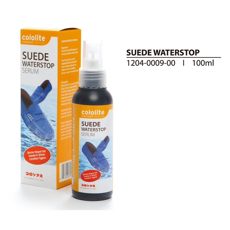 Suede Water Stop Serum Anti Air Sepatu Nubuck 100ml Cololite 0009