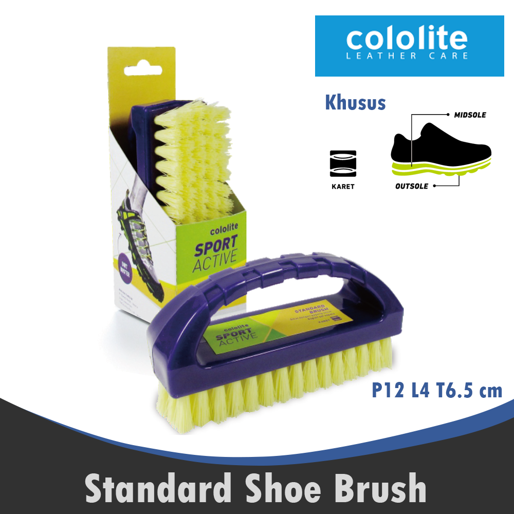 Sikat Sepatu Plastik standard Shoe Brush semir outsole Cololite 0003