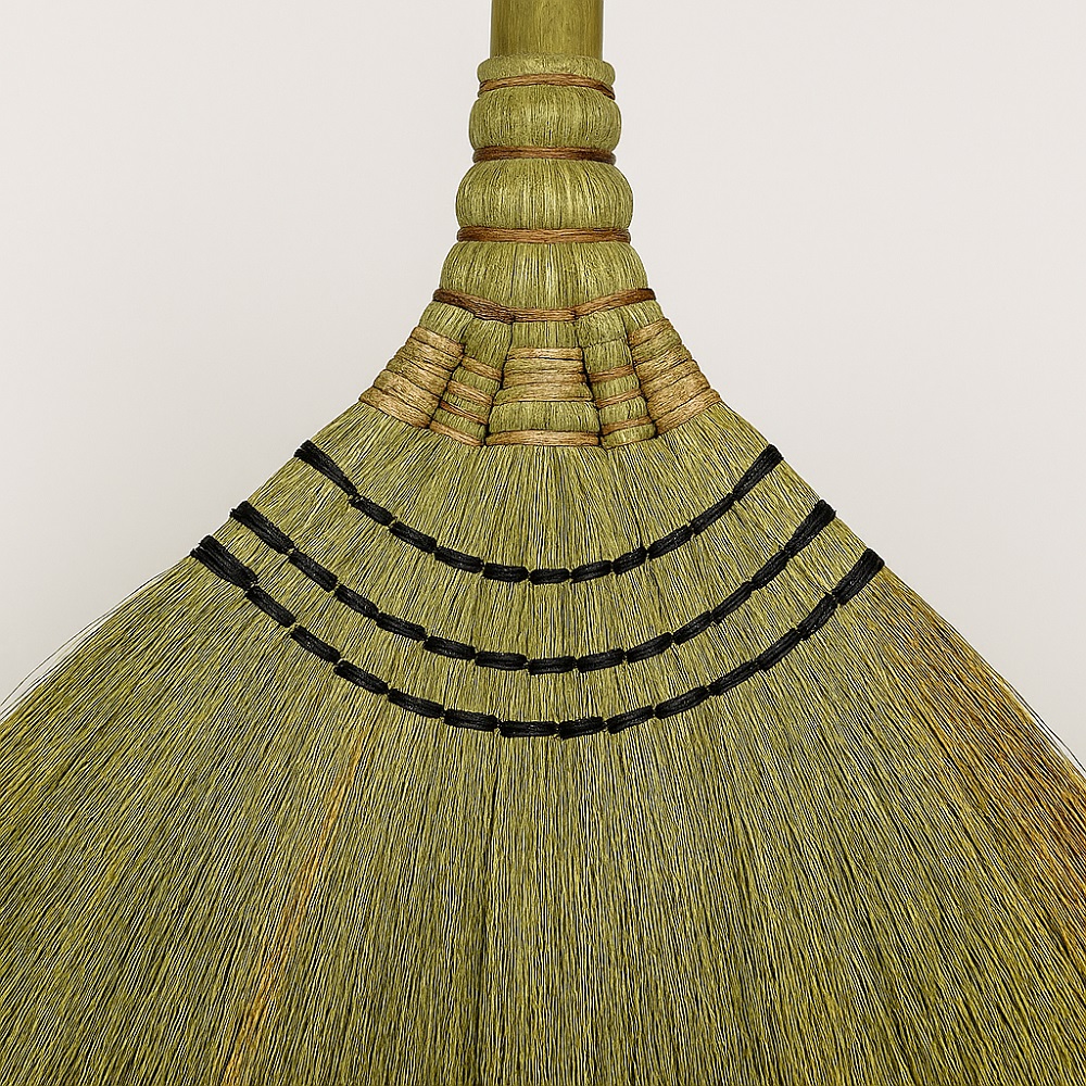 IKOCA Sapu Rumput Premium Adela Sapu Lantai Sapu Grass Broom Gagang Bambu Kuat IKO-226