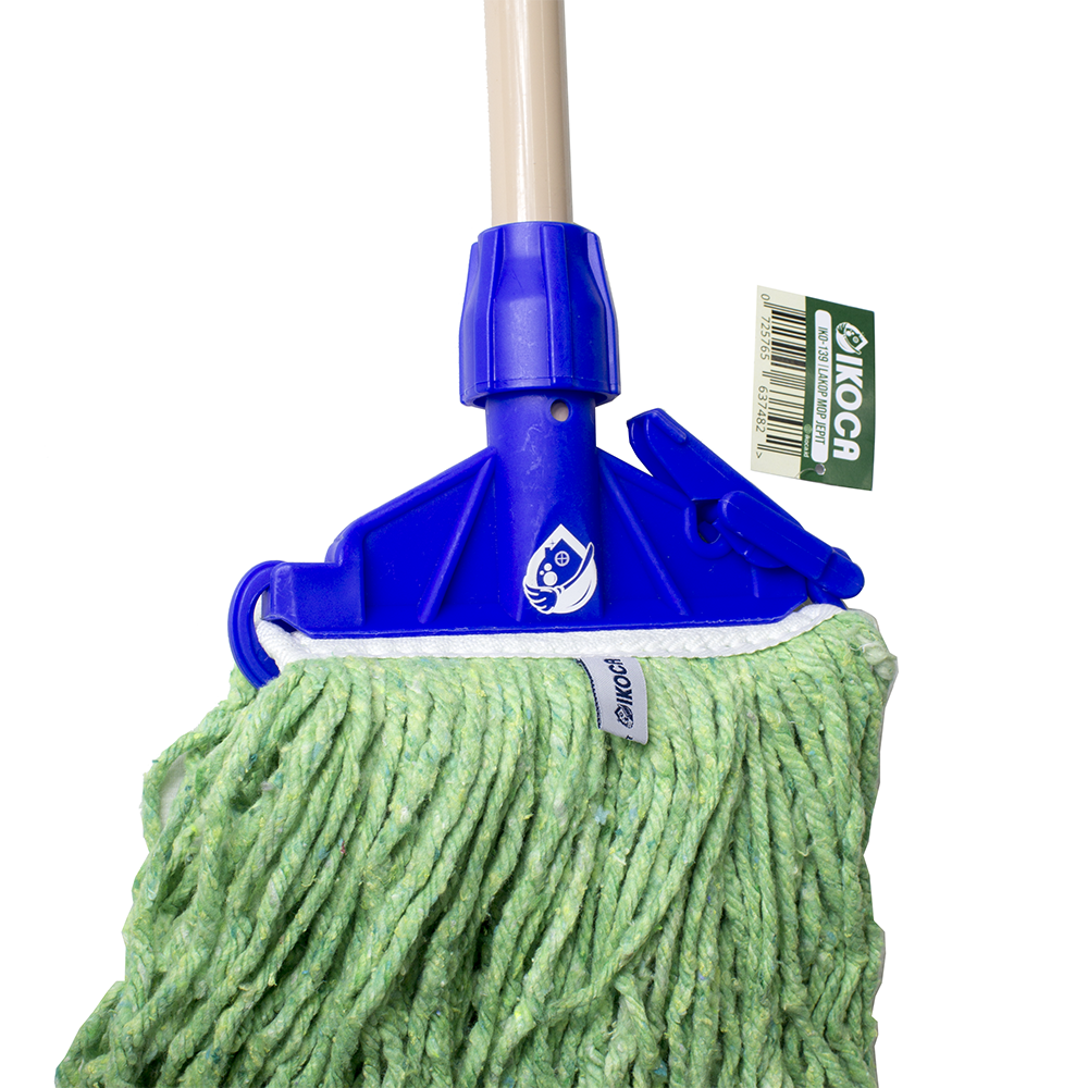 Lakop plastik pel jepit Mop Holder Mop Clip Penjepit IKOCA IKO-139