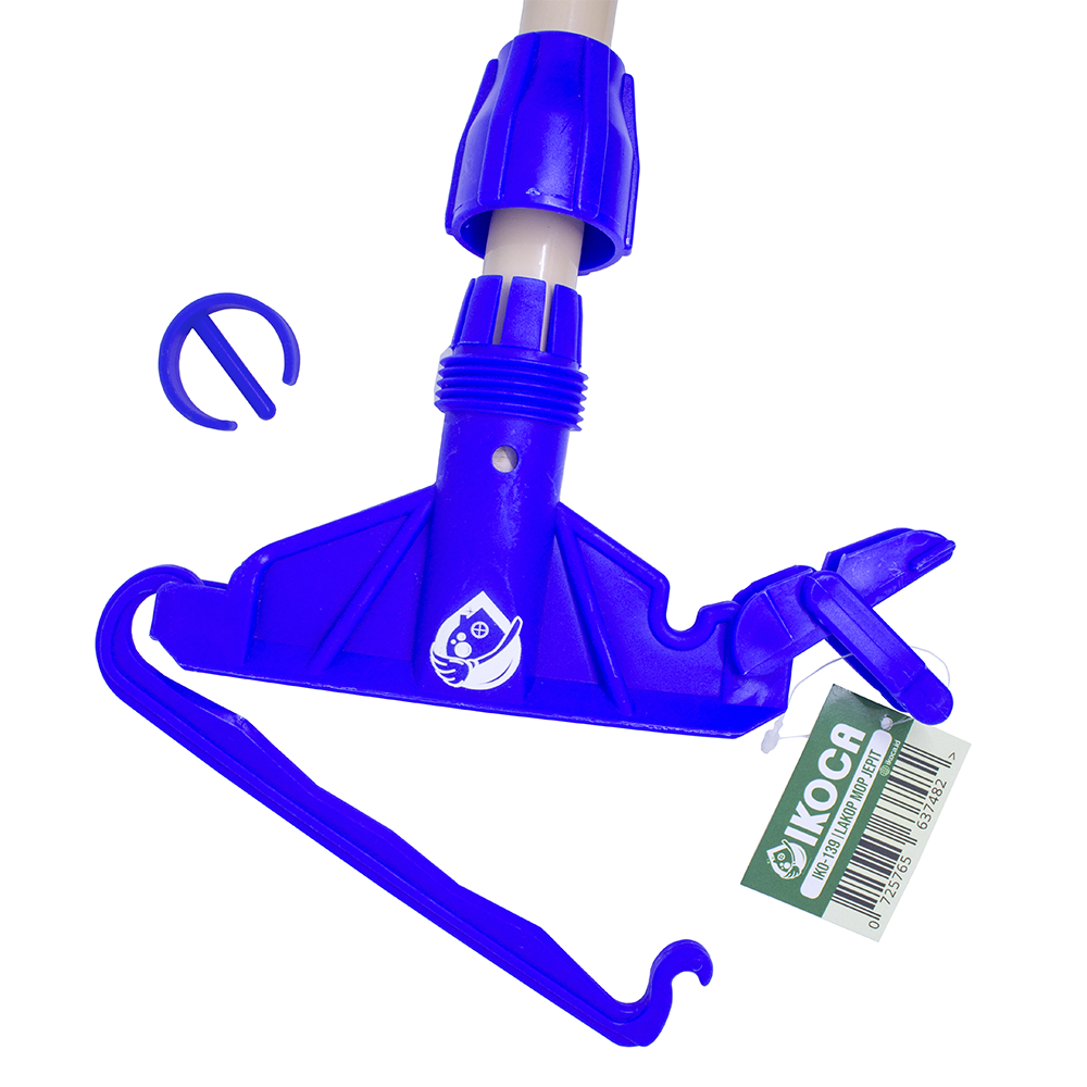 Lakop plastik pel jepit Mop Holder Mop Clip Penjepit IKOCA IKO-139