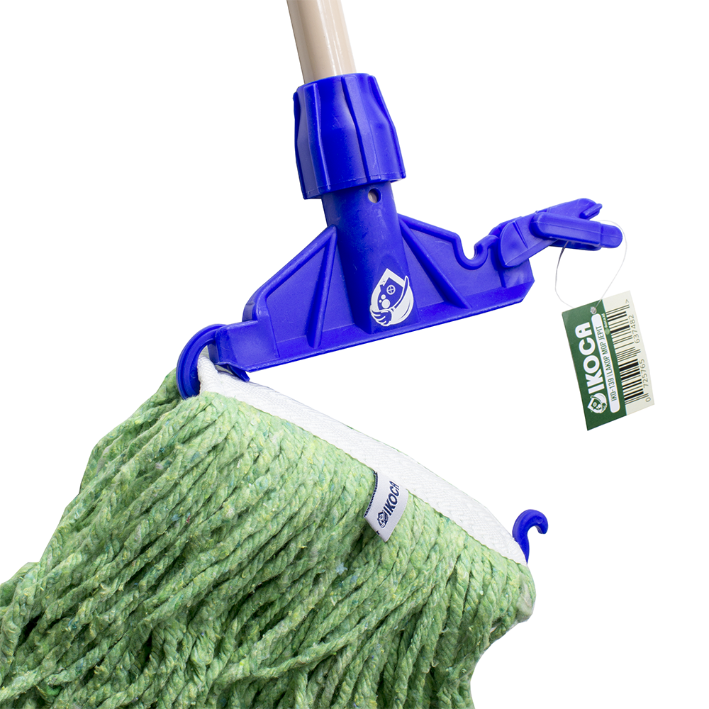 Lakop plastik pel jepit Mop Holder Mop Clip Penjepit IKOCA IKO-139