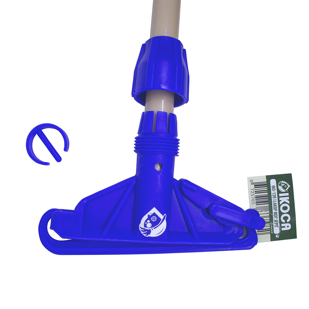 Lakop plastik pel jepit Mop Holder Mop Clip Penjepit IKOCA IKO-139
