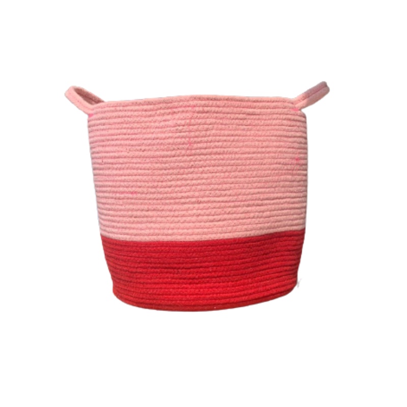 LAUNDRY BAG 25x25 Laundry Bag Color Tas Keranjang Baju Tempat Pakaian Kotor Bahan Benang TC Klinko
