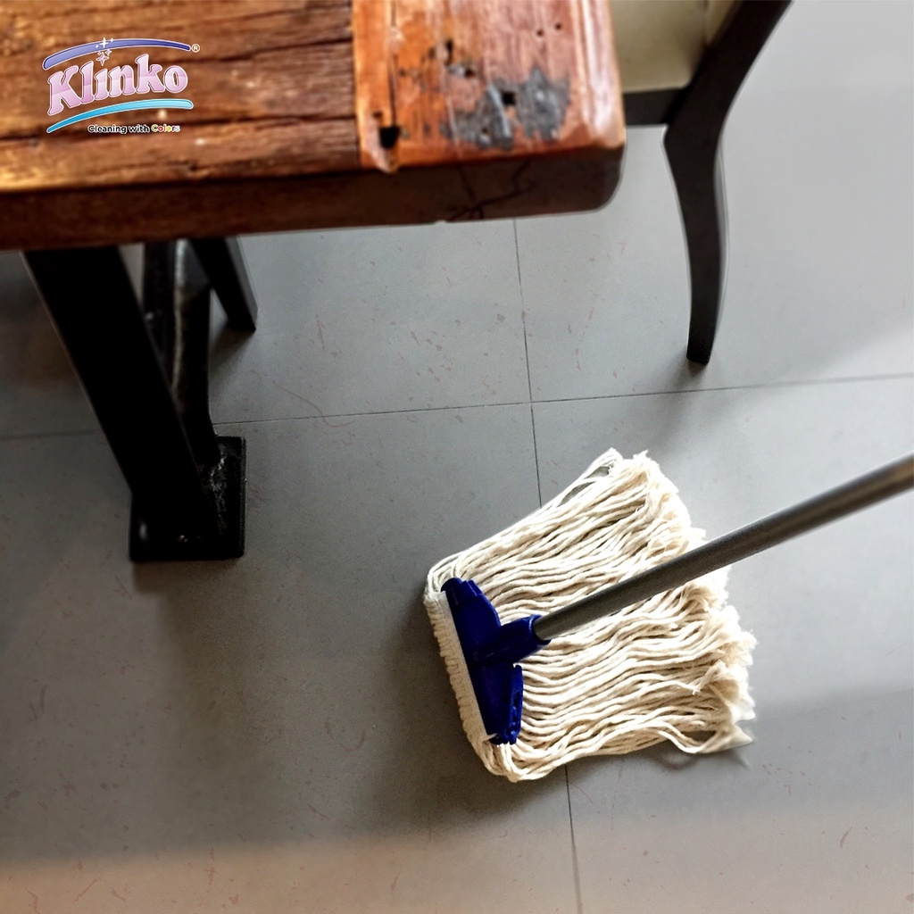 REFILL OE BLEACH Alat Pel Lantai Putih Jepit Mop Triliant OE White Katun Klinko