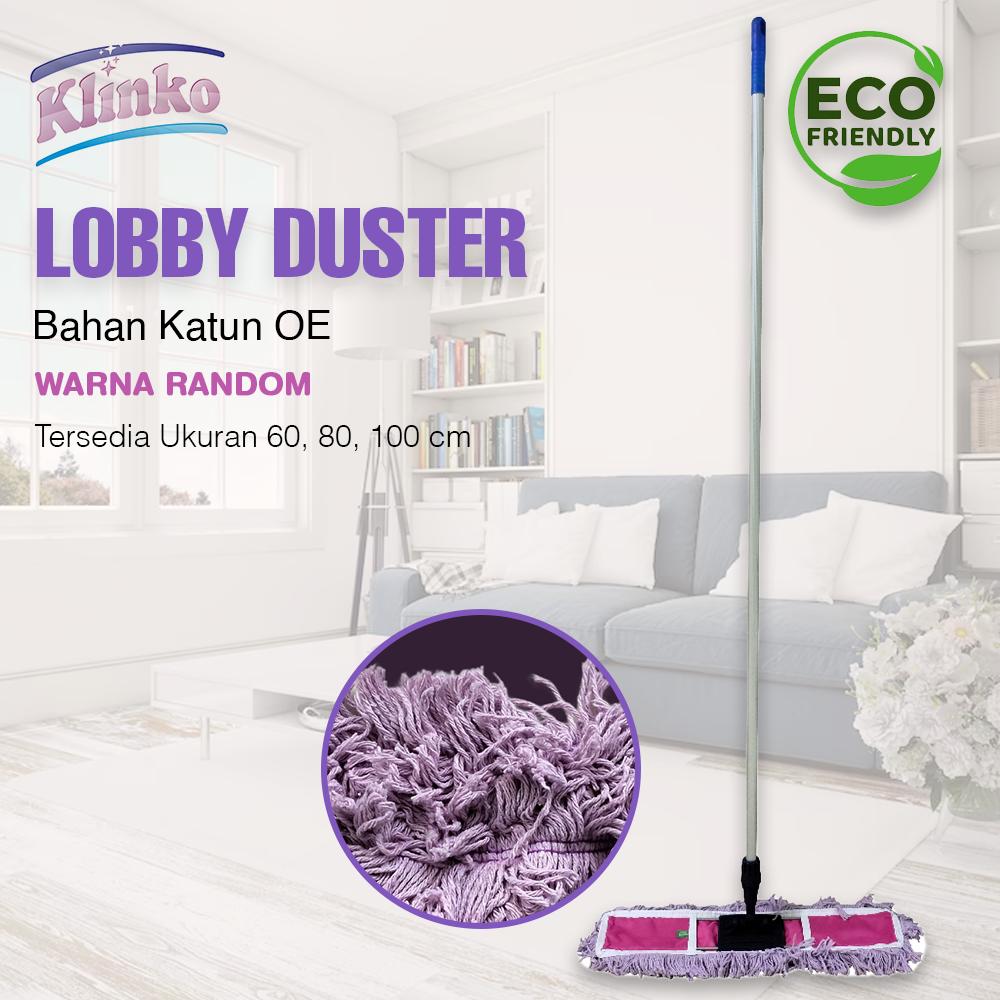 Lobi Mop Lobby Duster OE Color Pel Lantai Kantor 80cm klinko