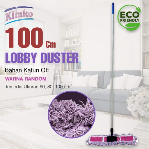 Lobi Mop Lobby Duster OE Color Pel Lantai Kantor 100cm klinko