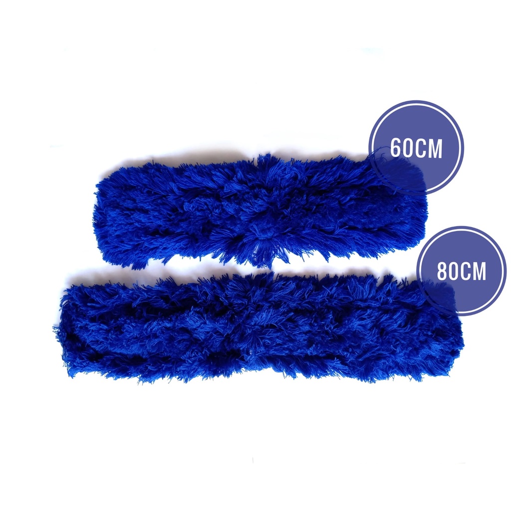 Refill Mop Lobby Duster Acrylic Pel Lantai Kantor 60cm klinko