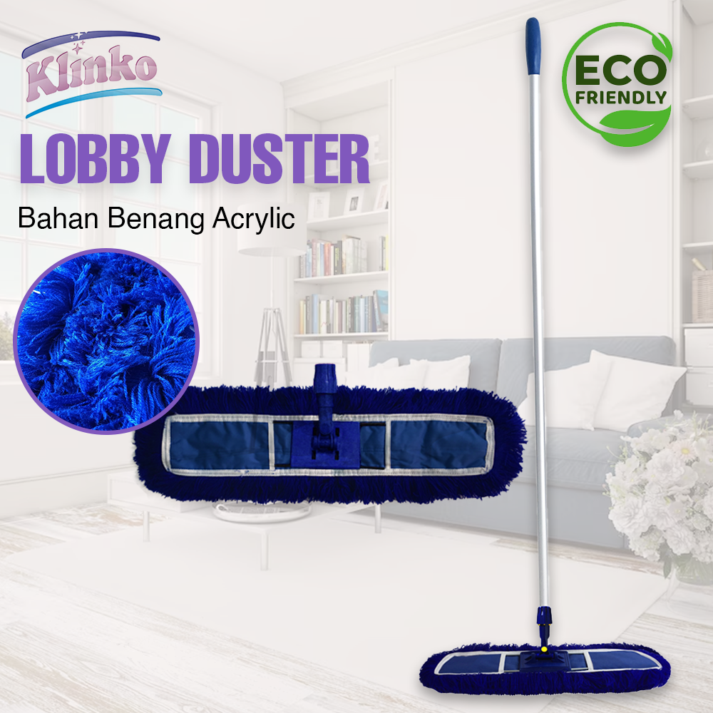 Lobi Mop Lobby Duster Acrylic Pel Lantai Kantor 80cm klinko
