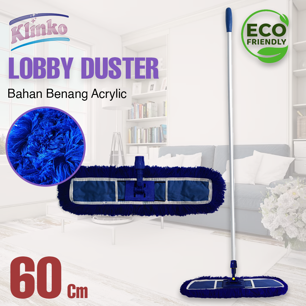 Lobi Mop Lobby Duster Acrylic Pel Lantai Kantor 60cm klinko