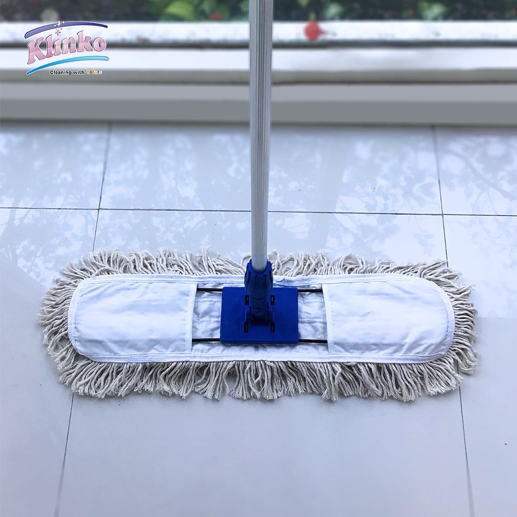 Refill Pel Mop Lobby Duster OE Raw White Pel Sumbu Lantai Kantor Lobi 80 cm klinko