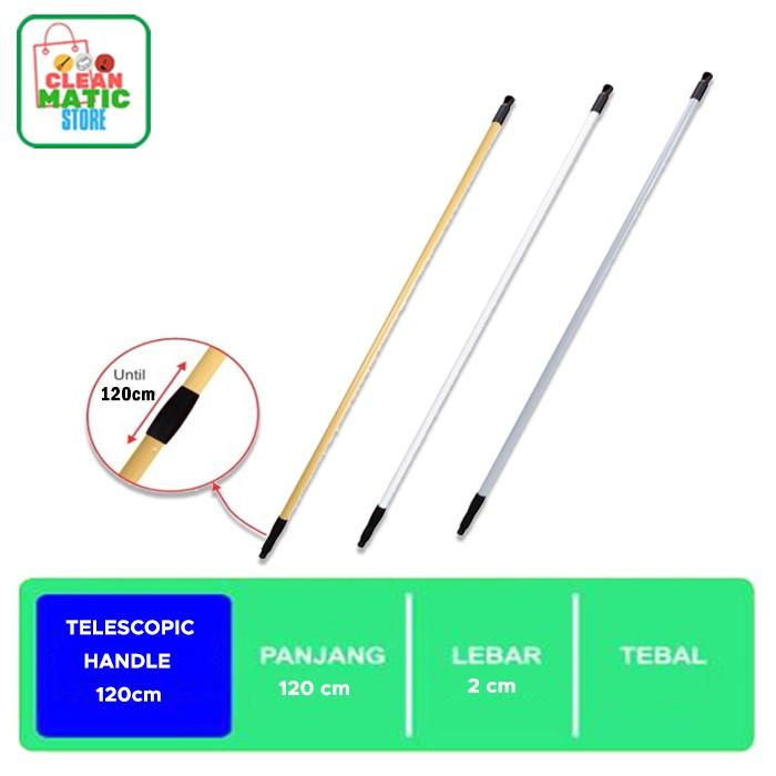 Tongkat pel CleanMatic Telescopic Handle Universal 120 cm 170104