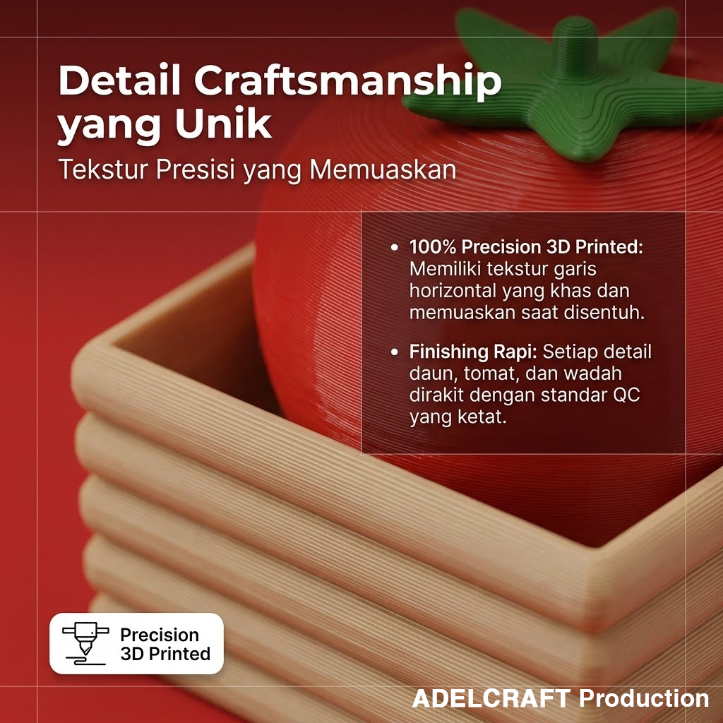 Ktmstore - Tomato Basket Clicker Fidget Keranjang Tomat Gantungan Kunci Mechanical Keyboard 3D ASMR PETG
