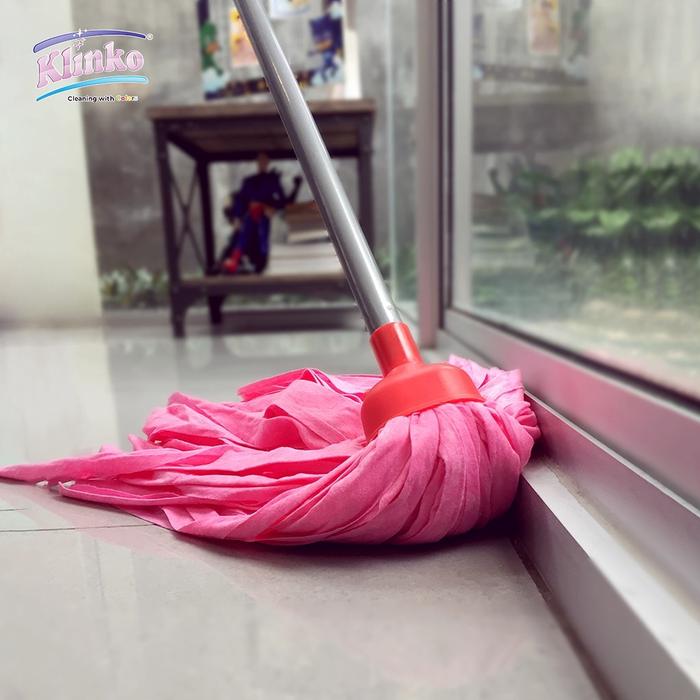 Alat Pel Lantai warna Mop Lily pel Spunlace Klinko