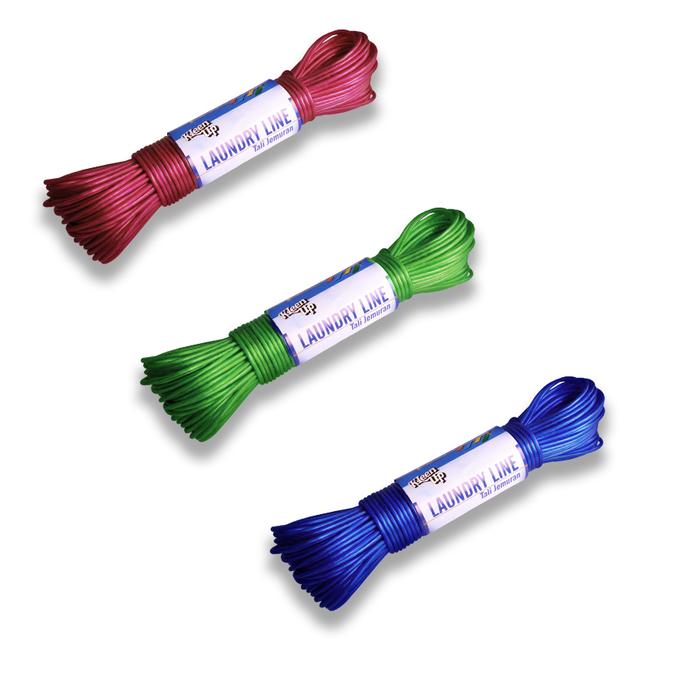 Tali jemuran pakaian premium Laundry Line Kleen Up 30 meter 3028