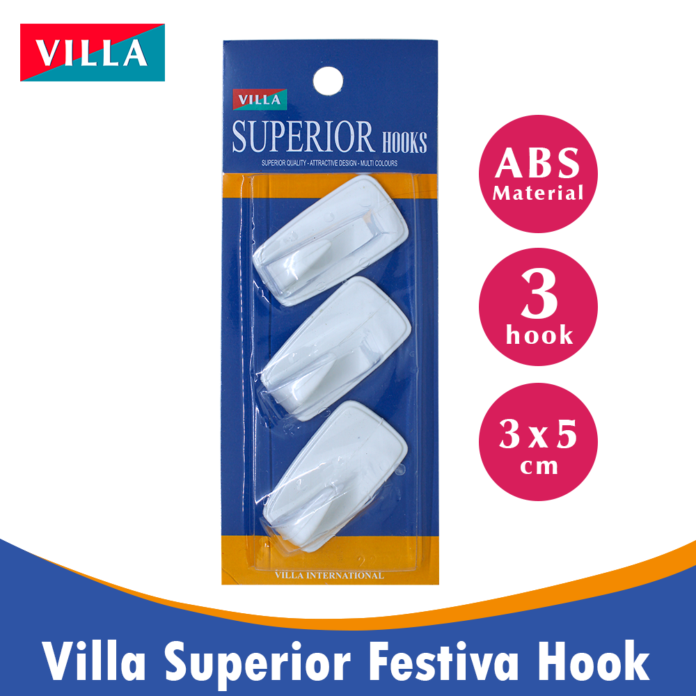 Villa Superior Festiva Hook 1003 Gantungan baju Kail Tempel 2201-1003