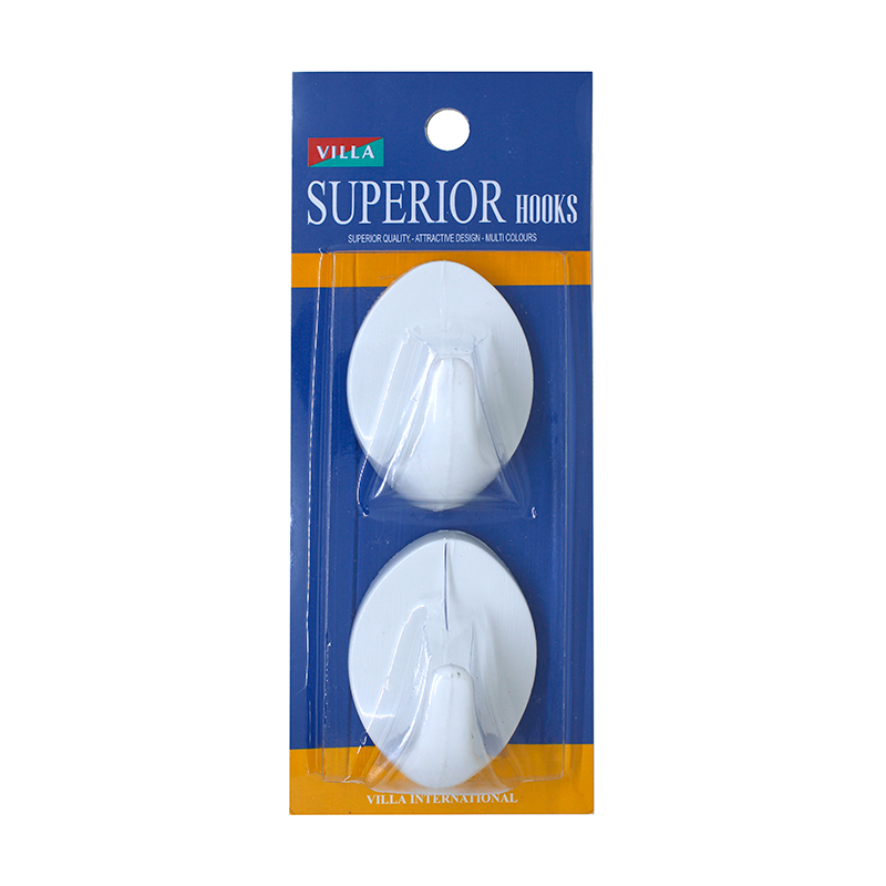 Villa Superior Oval Large Hook 1011 Gantungan baju Tempel 2201-1011