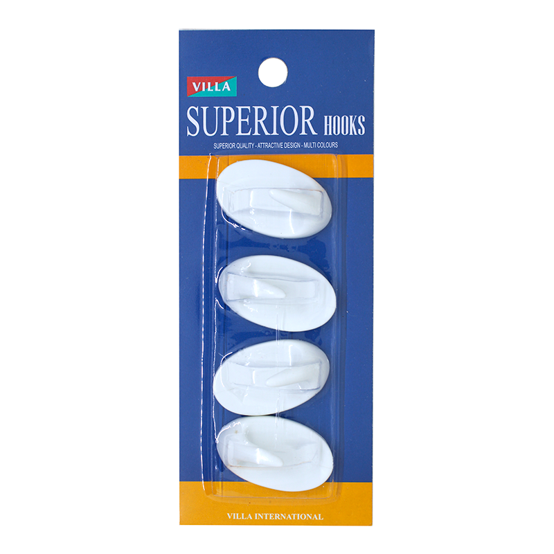 Villa Superior Oval Hook Small 1170 Gantungan baju Tempel 2201-1170