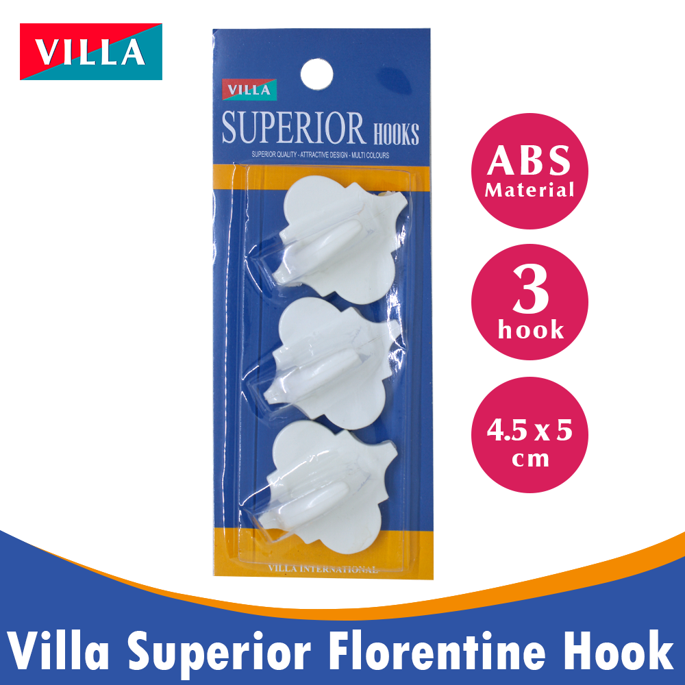 Villa Superior Florentine Hook 1500 Gantungan baju Tempel 2201-1500