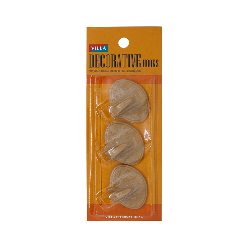 Villa Prima wood Hook Gantungan baju Kail Unik Tempel Kuat 2201-2004