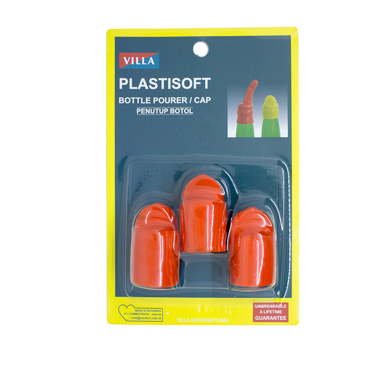Plastisoft Penutup Botol 3 pcs bulat Bottle Pourer Cap Villa 6270