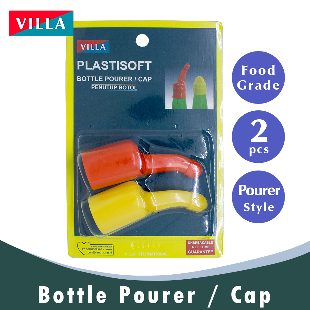 Plastisoft Penutup Botol 2 pcs Bottle Pourer Cap Villa 6284