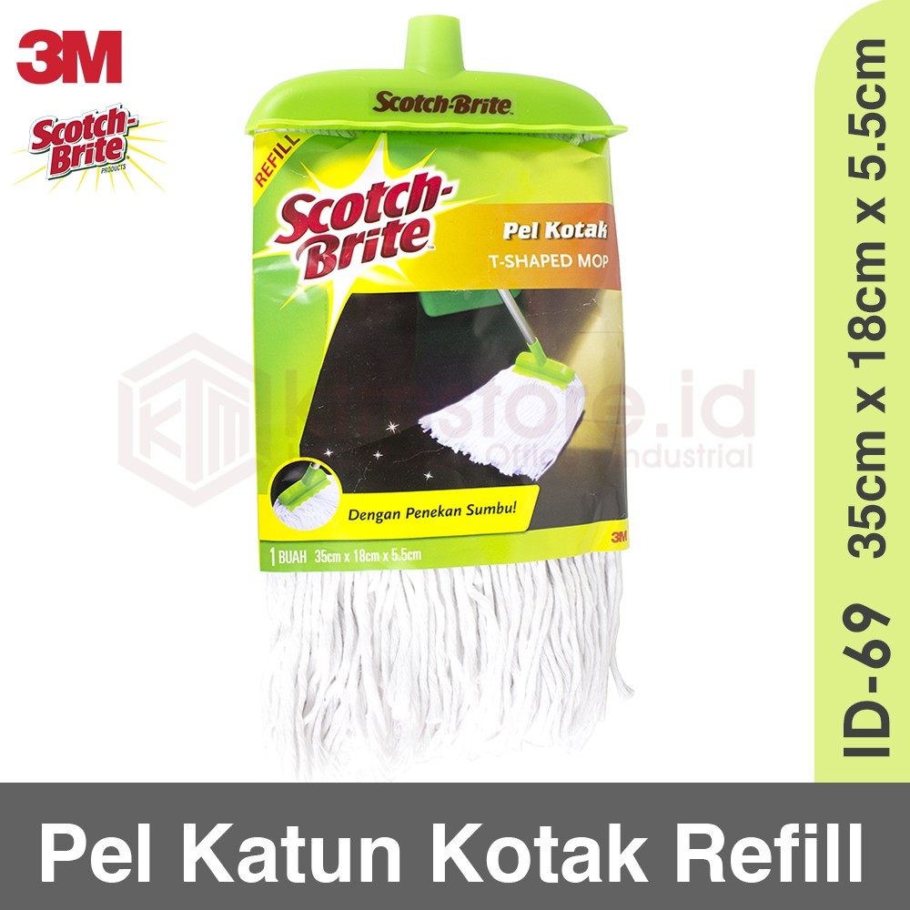 3M Scotch Brite Pel Katun Kotak Medium REFILL ID-69
