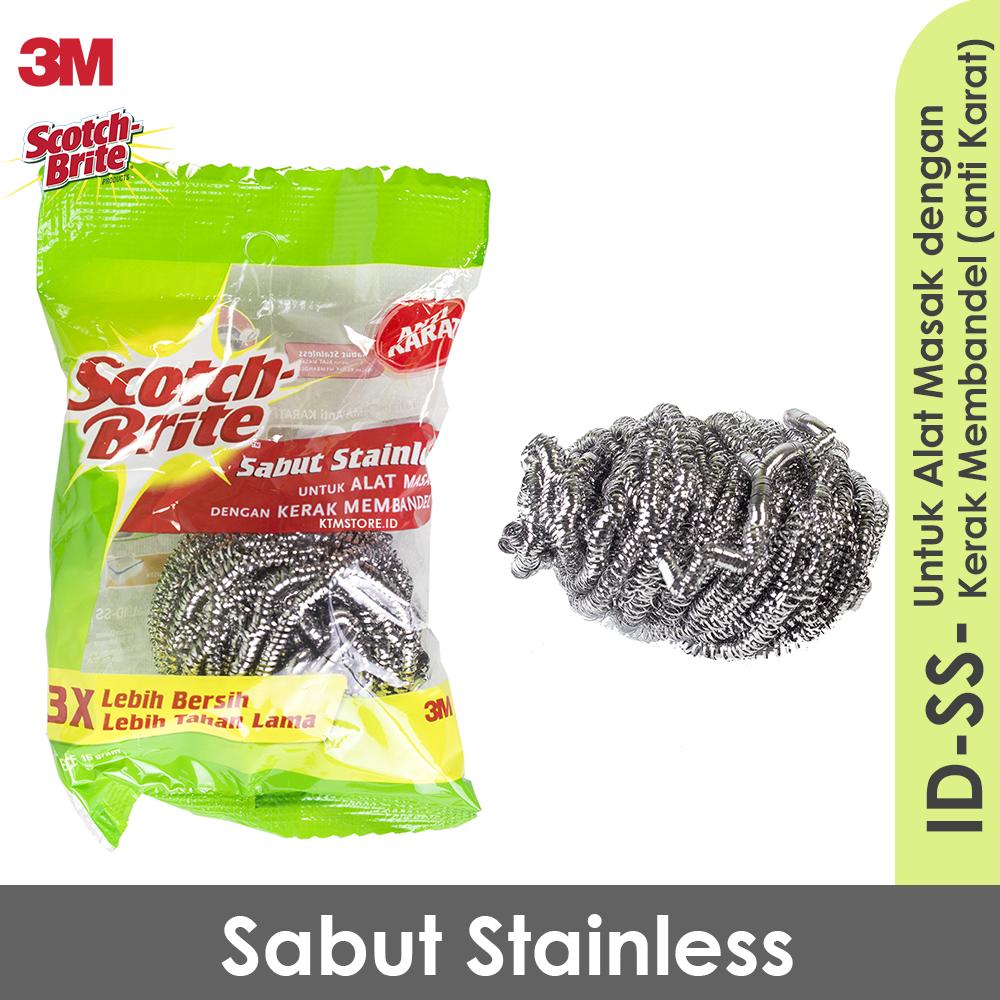 3M Scotch Brite Sabut Stainless Sabut Kawat Cuci Piring ID SS