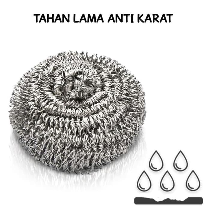 3M Scotch Brite Sabut Stainless Sabut Kawat Cuci Piring ID SS