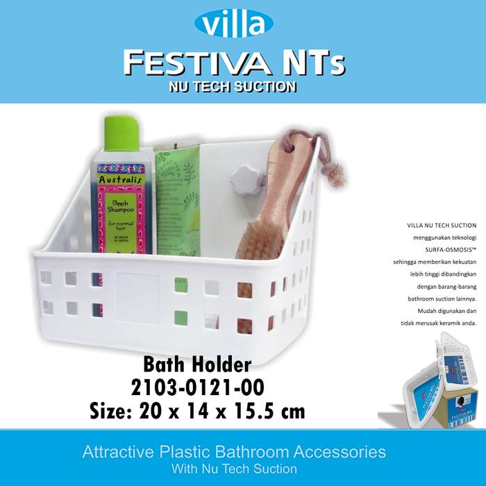 gantungan rak kamar mandi besar Tempat sabun Large Storage Villa Nutech 0121