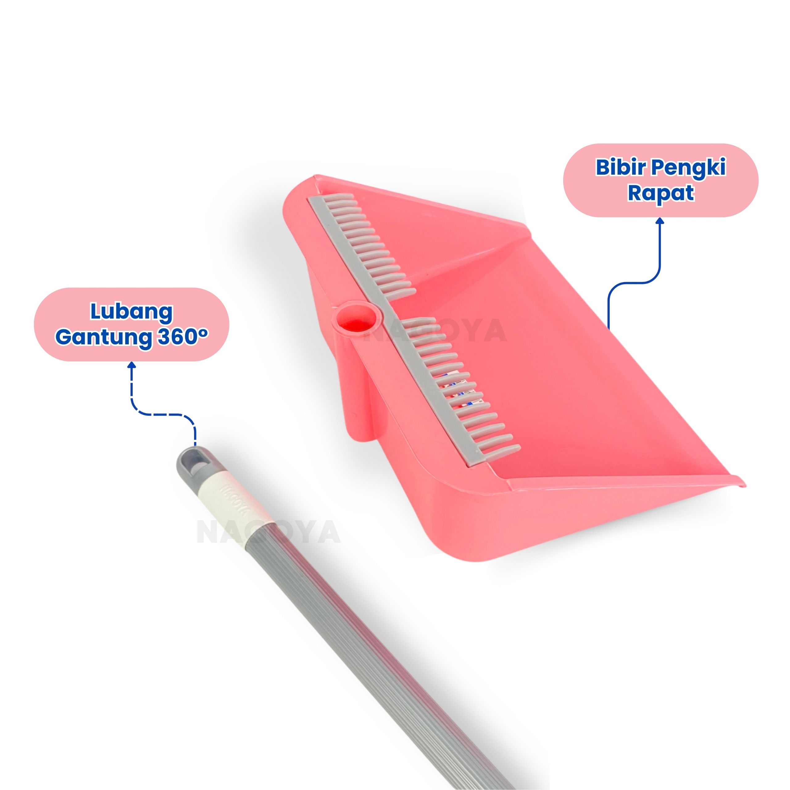 Pengki sisir Pengki rumah Serokan Sampah Dustpan Nagoya 508