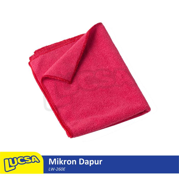 Kain Lap Microfiber Lap Dapur 30x40cm Kitchen Lucsa MIkron LW-260E